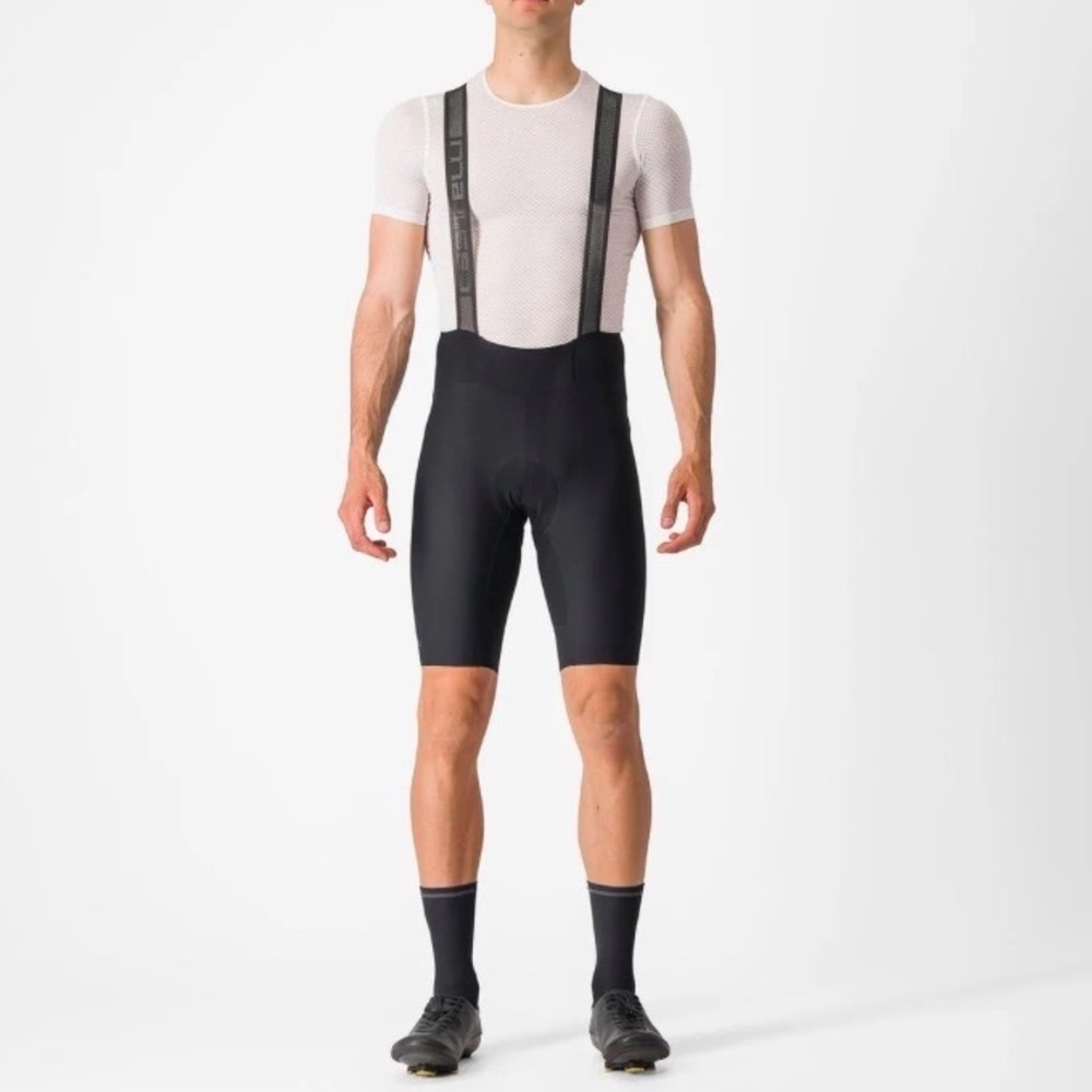 Castelli Espresso Bibshort Black Size XL New With Tags
